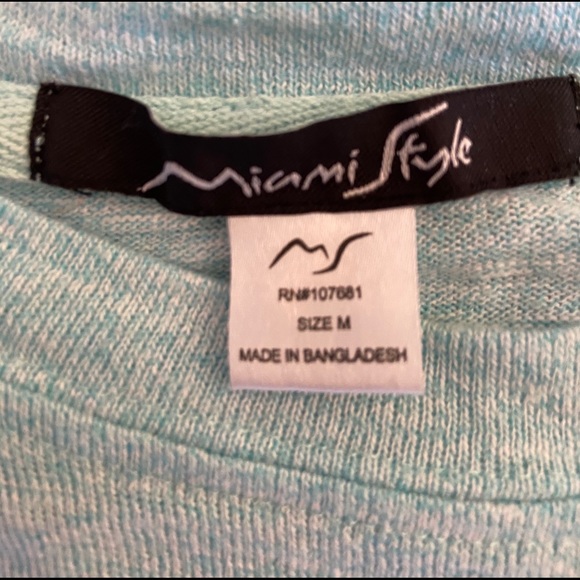 Teal sweatshirt tee - Picture 3 of 3